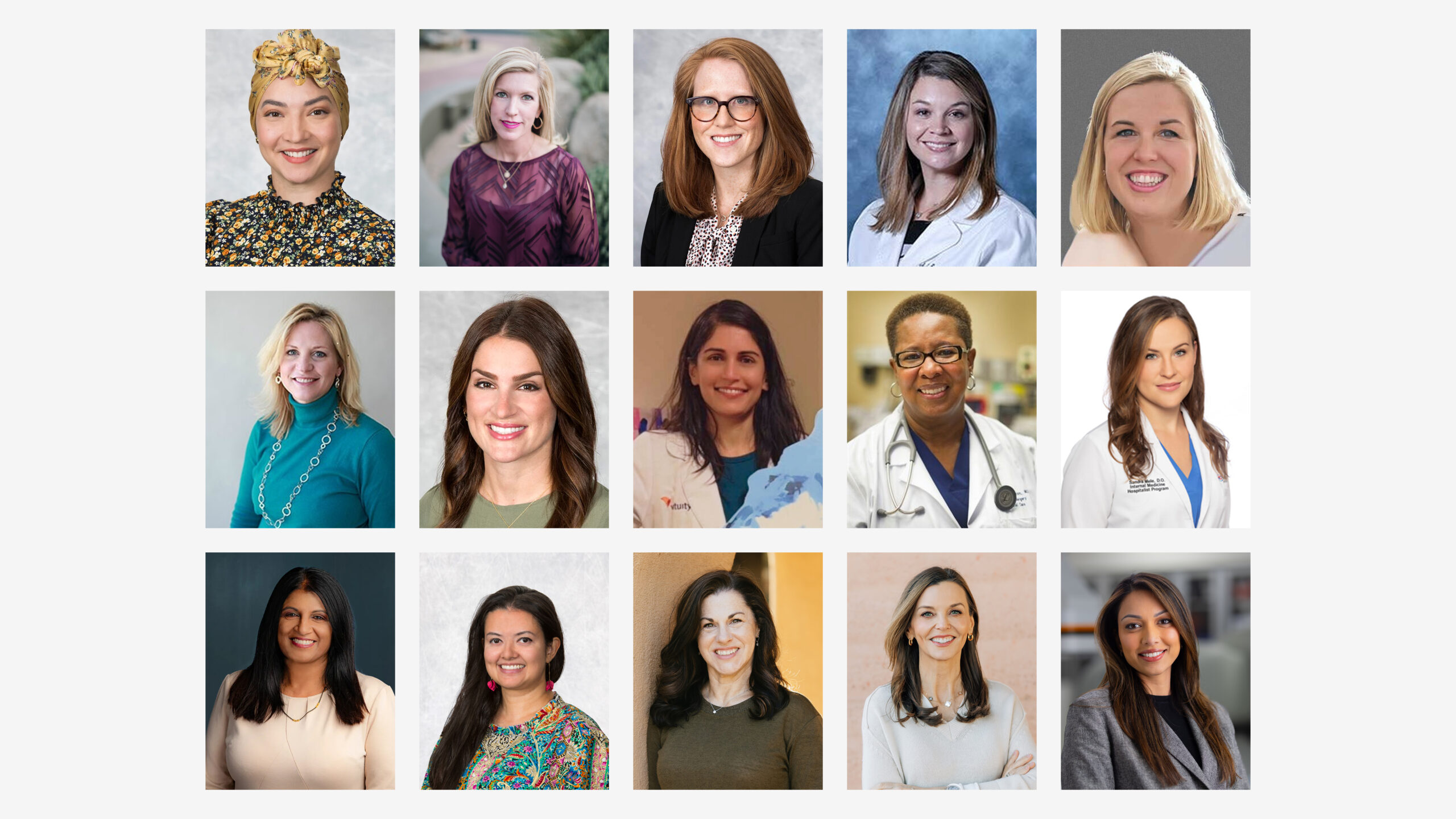 Trailblazer nominee headshots from left to right